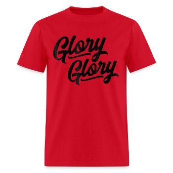 Glory Glory Georgia Rally Fight Song T Shirt - Men's T-Shirt - red - Front - Jose (178cm)