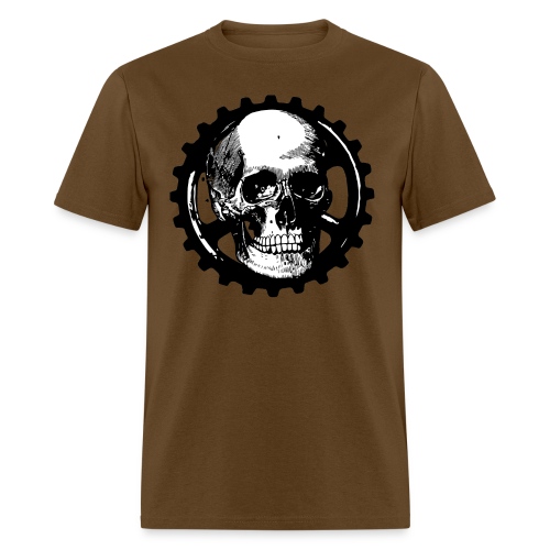 Gear Head Skull - Men's T-Shirt