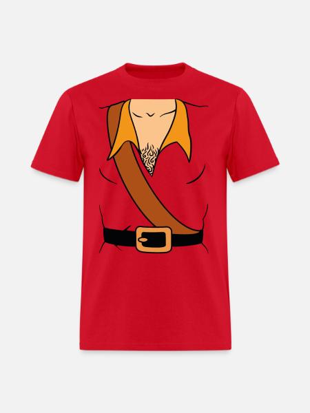 Gaston Costume - Men's T-Shirt - red