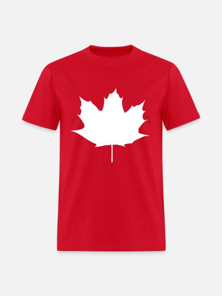 Maple Leaf - Men's T-Shirt - red