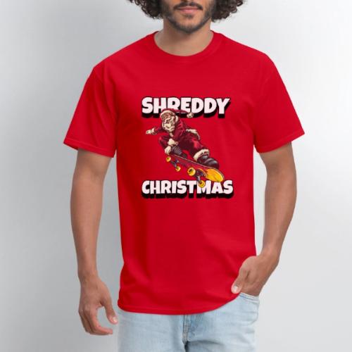 Merry Shreddy Christmas Santa Skateboarding