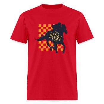 Talk Derby To Me - Men's T-Shirt - red - Front - Jose (178cm)