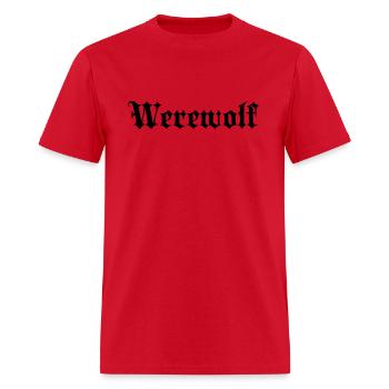 Werewolf - Men's T-Shirt - red - Front - Jose (178cm)