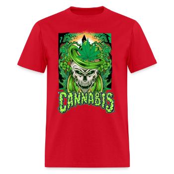 Cannabis 202 - Men's T-Shirt - red - Front - Jose (178cm)