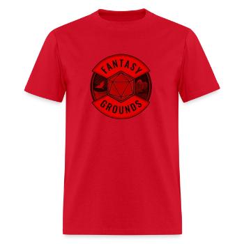 Fantasy Grounds Unity Logo in Red - Men's T-Shirt - red - Front - Jose (178cm)