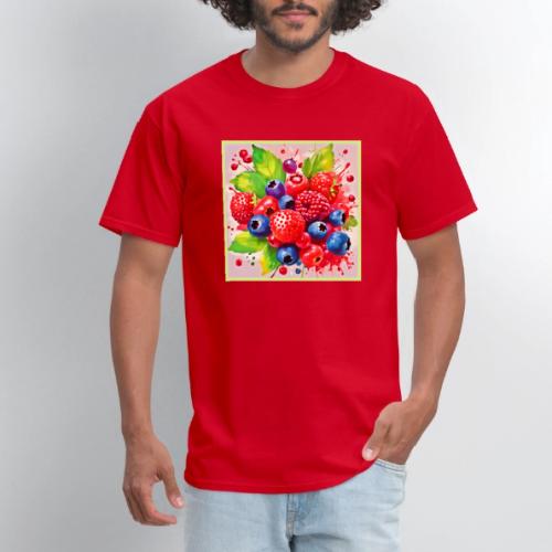 Summer Berry Splash Design - Men's T-Shirt