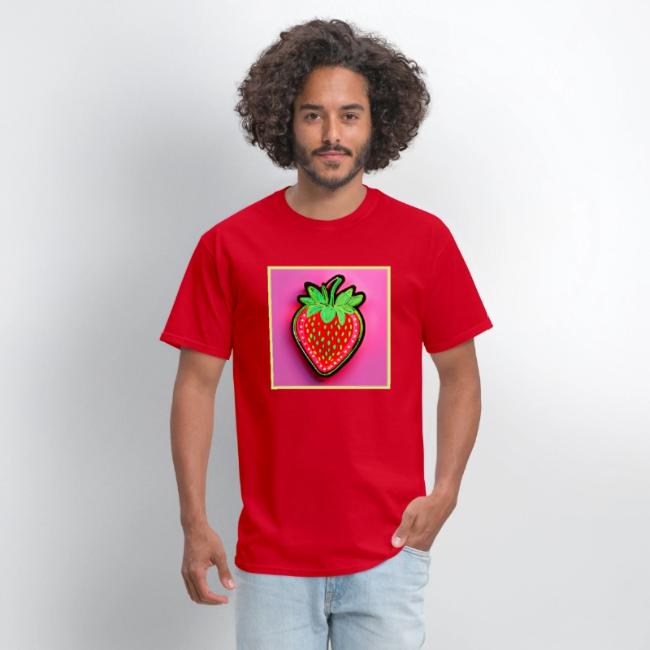 Vibrant Strawberry Neon Sign
