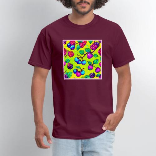 Bright Berry Fruit Pattern - Men's T-Shirt