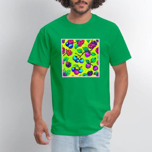 Bright Berry Fruit Pattern - Men's T-Shirt