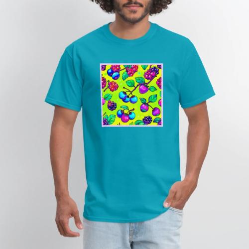 Bright Berry Fruit Pattern - Men's T-Shirt