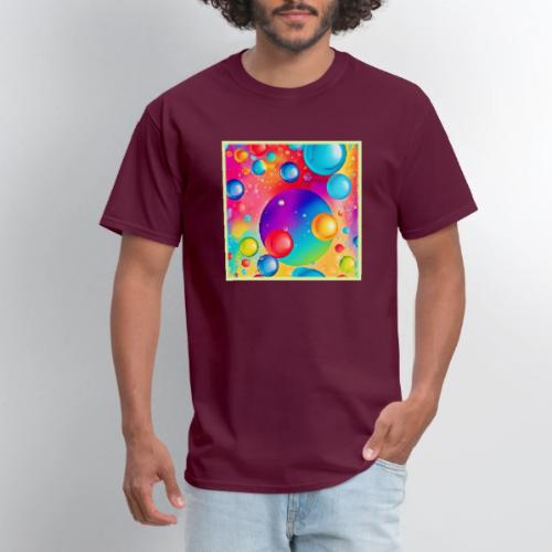 Colorful Sphere Abstract Art - Men's T-Shirt