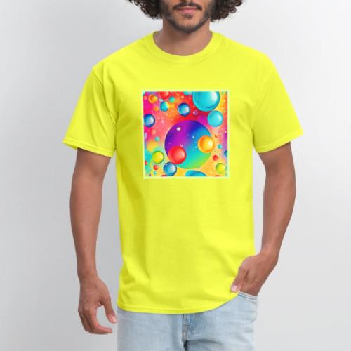 Colorful Sphere Abstract Art - Men's T-Shirt