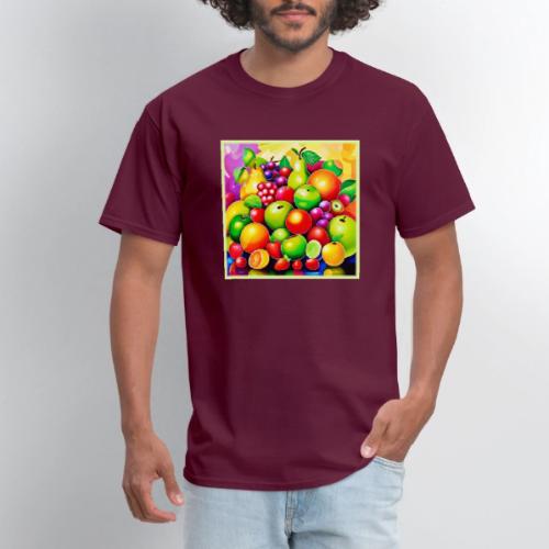 Vibrant Fruit Medley Art - Men's T-Shirt