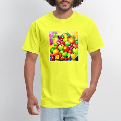 Vibrant Fruit Medley Art - Men's T-Shirt