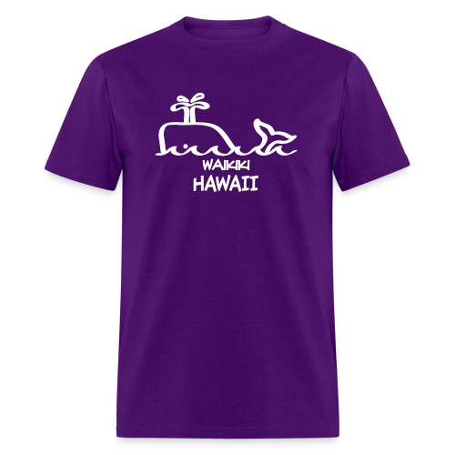 Waikiki Hawaii Whale Souvenirs Gifts Vacation Trip - Men's T-Shirt