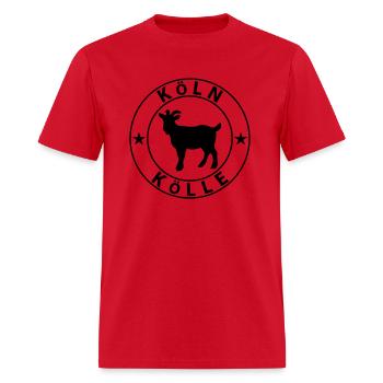 Köln Cologne - Men's T-Shirt - red - Front - Jose (178cm)