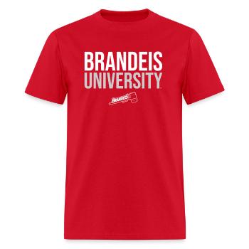 Brandeis Judges - Men's T-Shirt - red - Front - Jose (178cm)