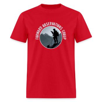 Forward Observations Fog Moain Scout With Radio - Men's T-Shirt - red - Front - Jose (178cm)