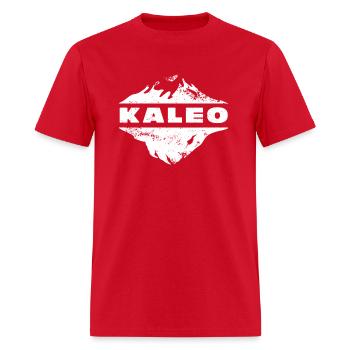 Kaleo Glacier Logo - T-shirt Homme - rouge - Devant - Jose (178cm)