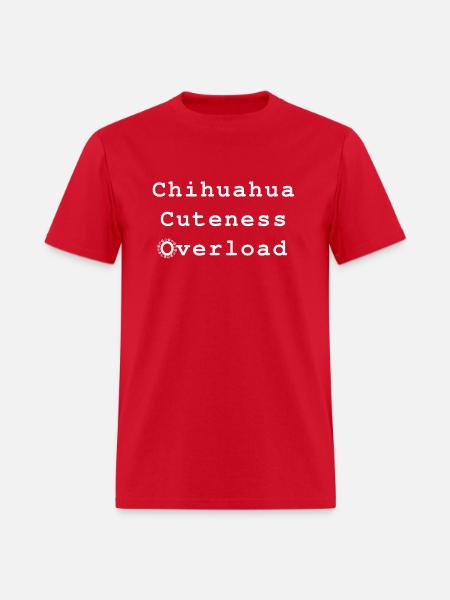 Chihuahua Cuteness Overload - Men's T-Shirt - red