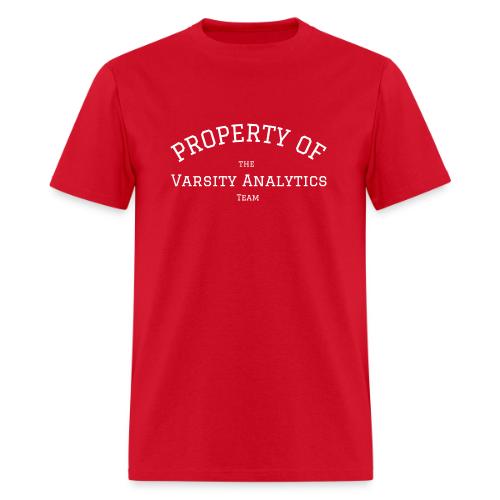 Varsity Analytics (Dark) - Men's T-Shirt