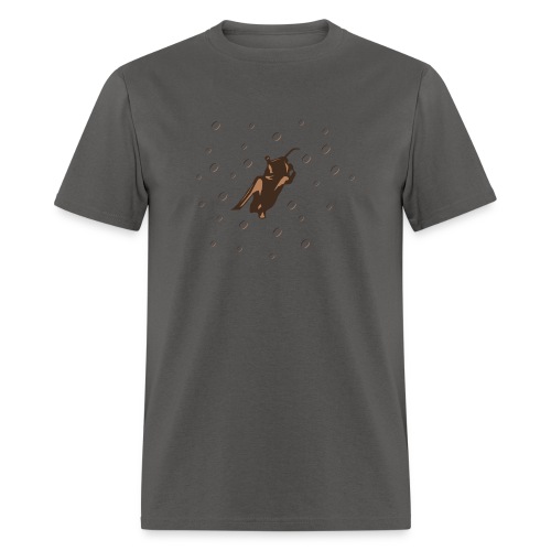 Orange Space Bat Hangs On Women's T-shirts - Men's T-Shirt