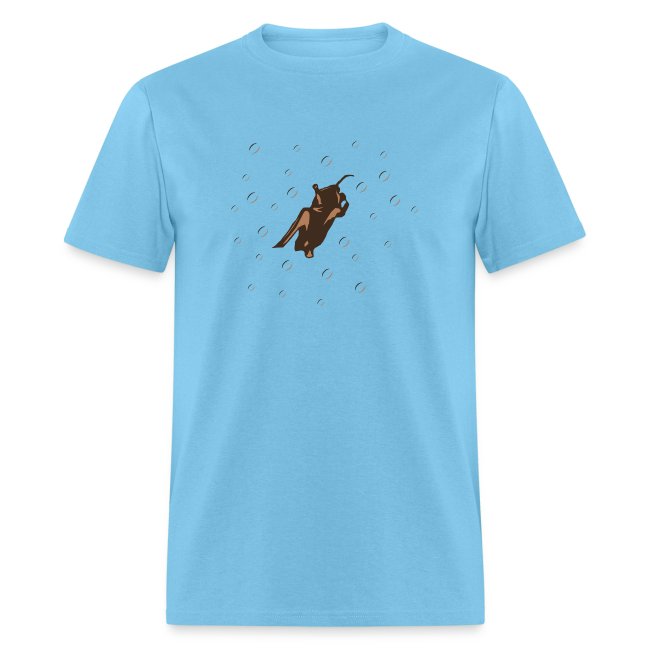 Orange Space Bat Hangs On Women's T-shirts