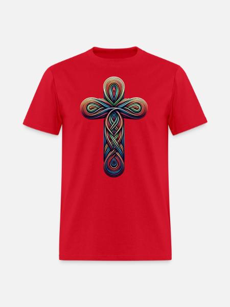 CROSS FAITH GRACE - Men's T-Shirt - red