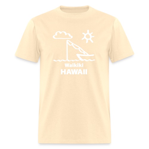 Waikiki Hawaii Fishing Souvenirs Gifts Vacation - Men's T-Shirt