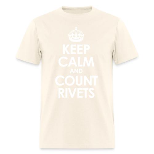 keep calm count rivets png - Men's T-Shirt