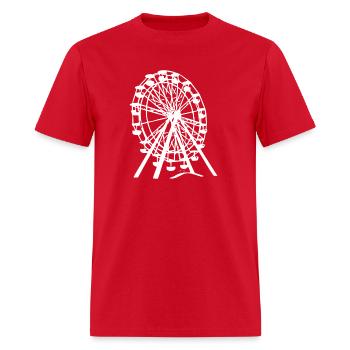 Ferris Wheel Ride - Men's T-Shirt - red - Front - Jose (178cm)