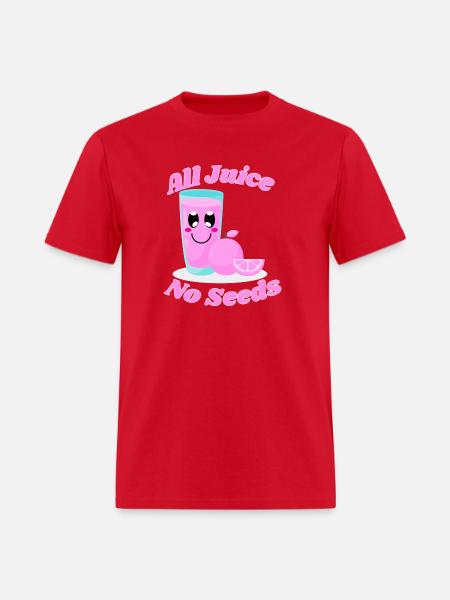 All juice no seeds - Men's T-Shirt - red