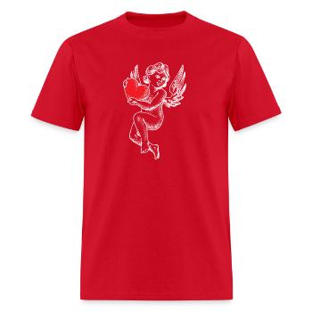 Cherub Baby Angel Christian Church Cupid He - Men's T-Shirt - red - Front - Jose (178cm)