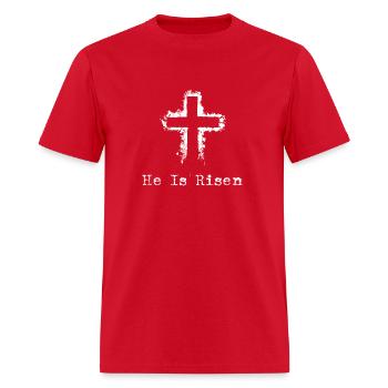 He Is Risen Celebrate The Resurrection Easter - Men's T-Shirt - red - Front - Jose (178cm)