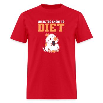 To Diet Dietician Gift - Men's T-Shirt - red - Front - Jose (178cm)