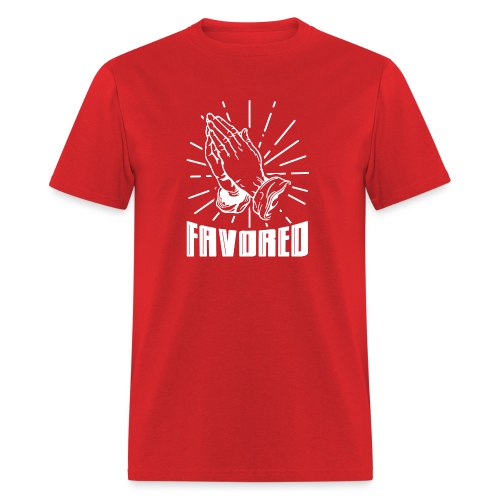 Favored - Alt. Design (White Letters) - Men's T-Shirt