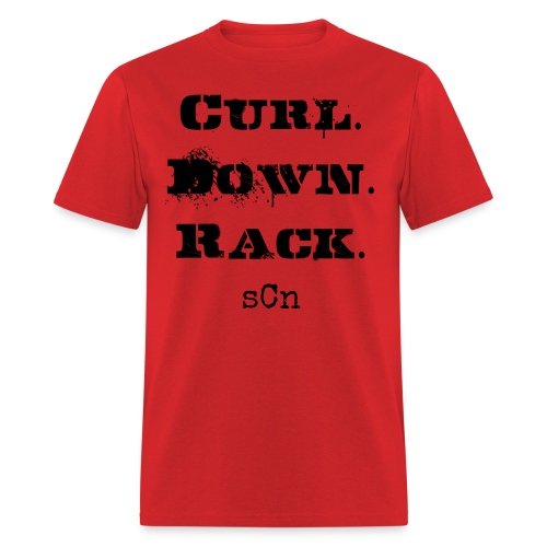 Curl.Down.Rack. - Men's T-Shirt