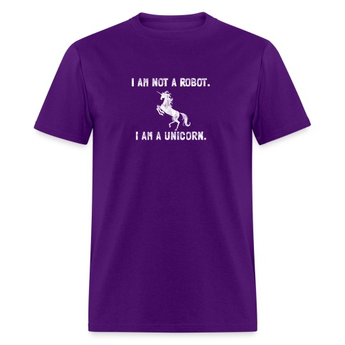 unicorn tall white - Men's T-Shirt