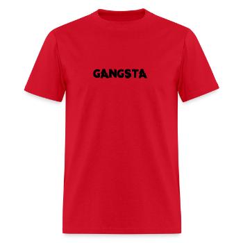 GANGSTA - Men's T-Shirt - red - Front - Jose (178cm)