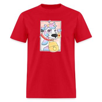 Cotton candy cow - Men's T-Shirt - red - Front - Jose (178cm)
