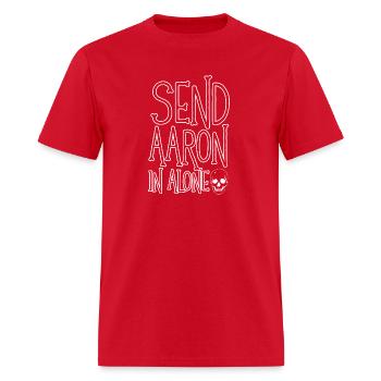 Send aaron in alone - Men's T-Shirt - red - Front - Jose (178cm)