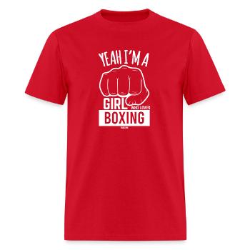 Boxing match boxing girls sports nut - Men's T-Shirt - red - Front - Jose (178cm)