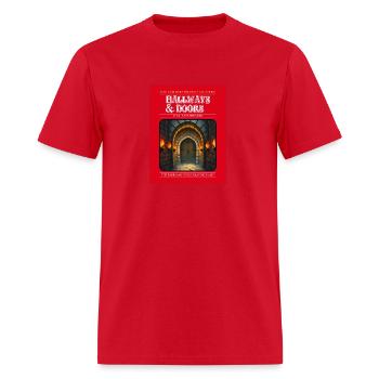 Hallways & Doors - Men's T-Shirt - red - Front - Jose (178cm)