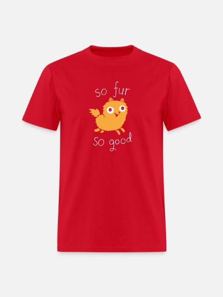 So Fur So Good - Men's T-Shirt - red