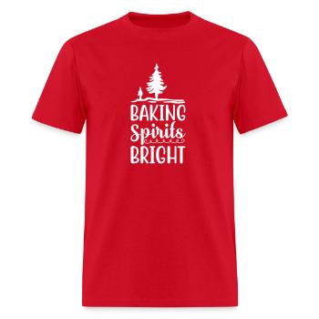 Baking Spirits Bright - Men's T-Shirt - red - Front - Jose (178cm)