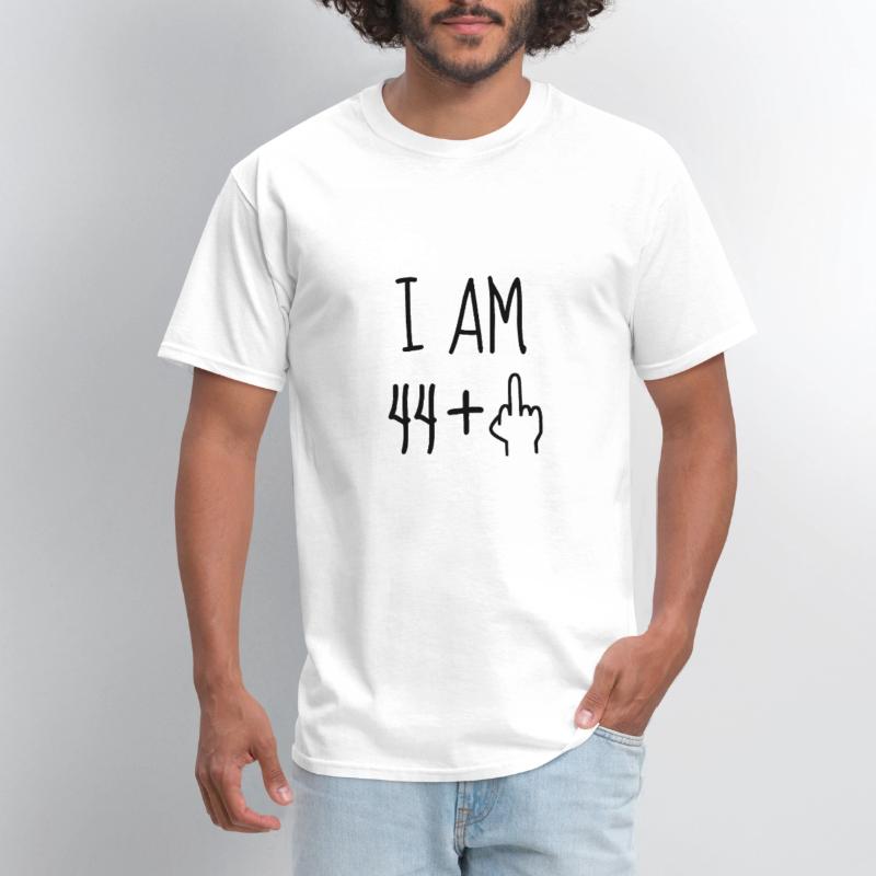 45th Birthday Shirt For Men - 'Gettin' Old Pissy And Cranky' Custom Birth Year Tee