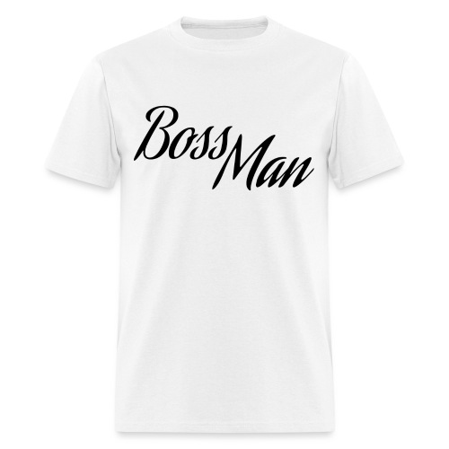 boss man black png - Men's T-Shirt