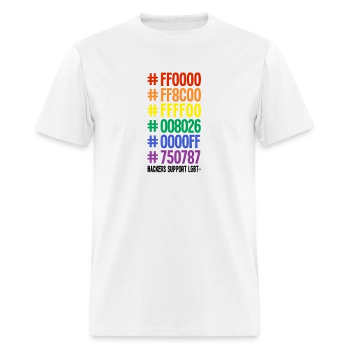Hackers Support LGBT - Men's T-Shirt