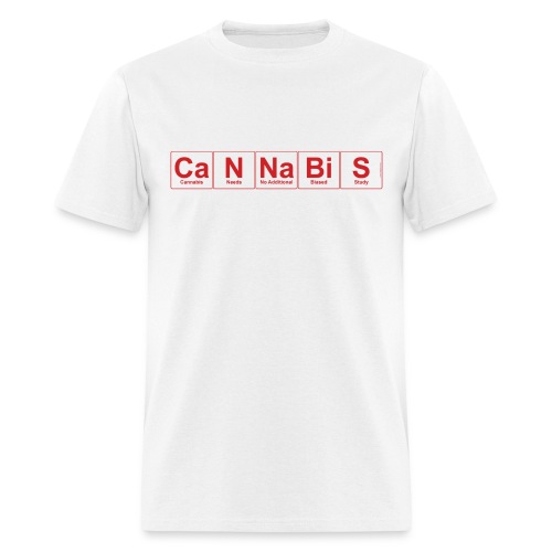 Periodic Cannabis Red/White - Men's T-Shirt