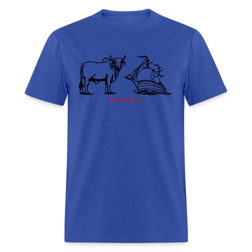 bullship outline - Men's T-Shirt